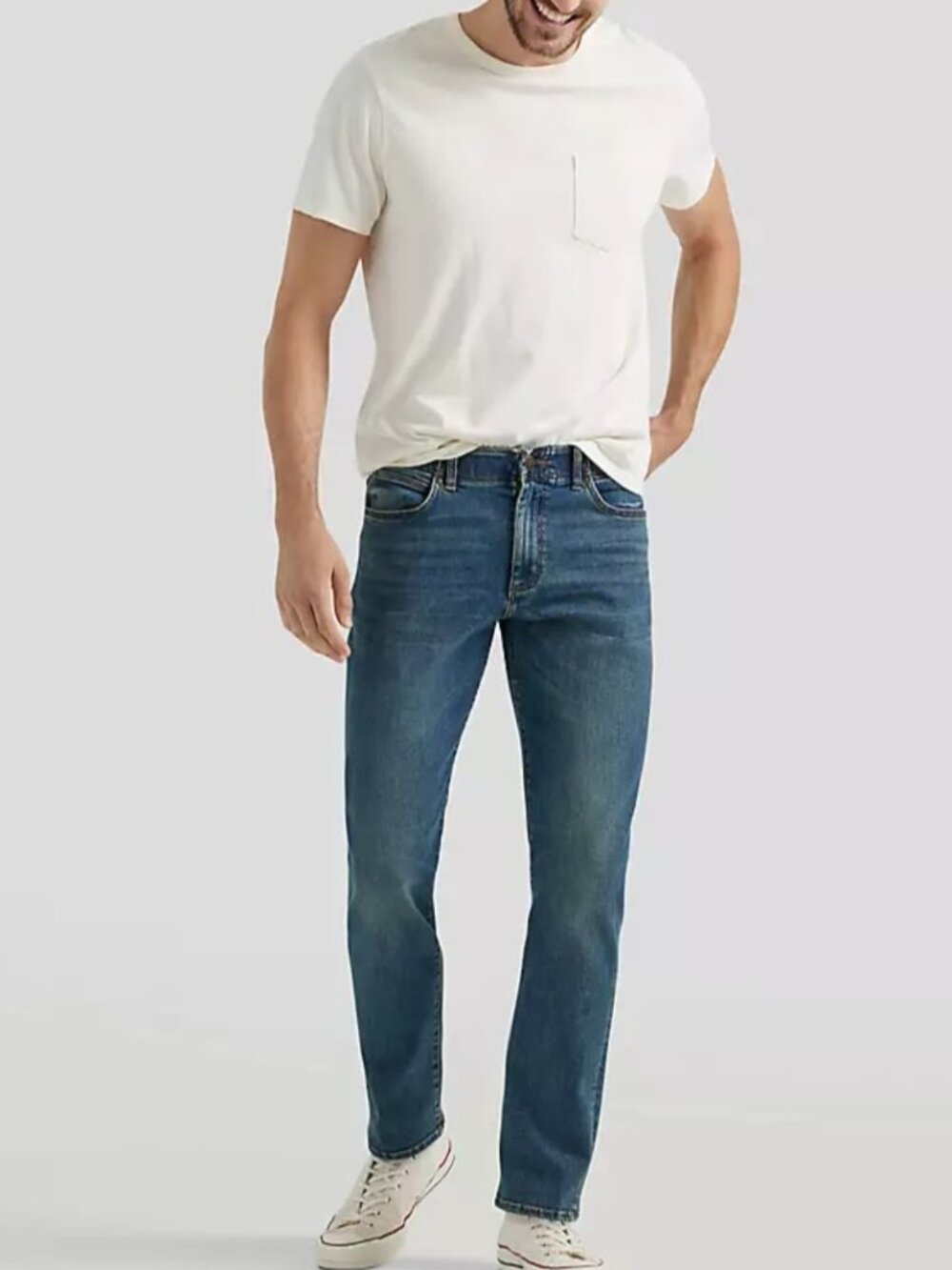 Lee Performance Series Exteme Motion Straight Fit Tapered Leg Jean Men's 33 x 32